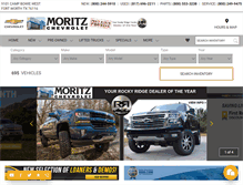 Tablet Screenshot of moritzchevrolet.com